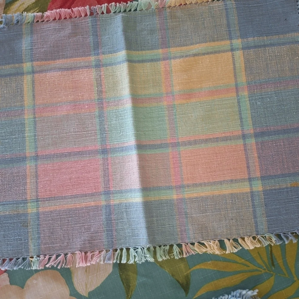 Vintage vibrant fabric